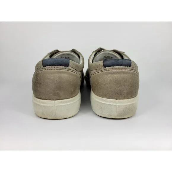 Ecco Danish Design Leather Shoes Size Mens 8 EUR 42 Beige Gray White 47003402459 - Picture 2 of 9
